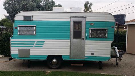 power 120 volt and solar,propane 3 burner stoveovenit has wall heater and refrigeratorincludes water tank for sink, has a private portable toilet, and sleeps 4 people tablebed and sofabedall of the windows function, bearings packed and tires have 800 miles on them. . 1964 nomad camper